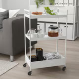Storage Solutions - Trolley, white, 50.5x30x83 cm