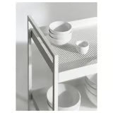 Storage Solutions - Trolley, white, 50.5x30x83 cm