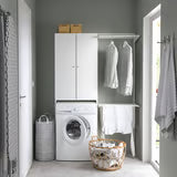 Storage Solutions - Cabinet for washing machine, white