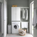 Storage Solutions - Cabinet for washing machine, white