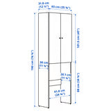 Storage Solutions - Cabinet for washing machine, white