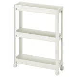 Storage Solutions - Trolley, white, 54x18x71 cm