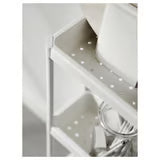 Storage Solutions - Trolley, white, 54x18x71 cm
